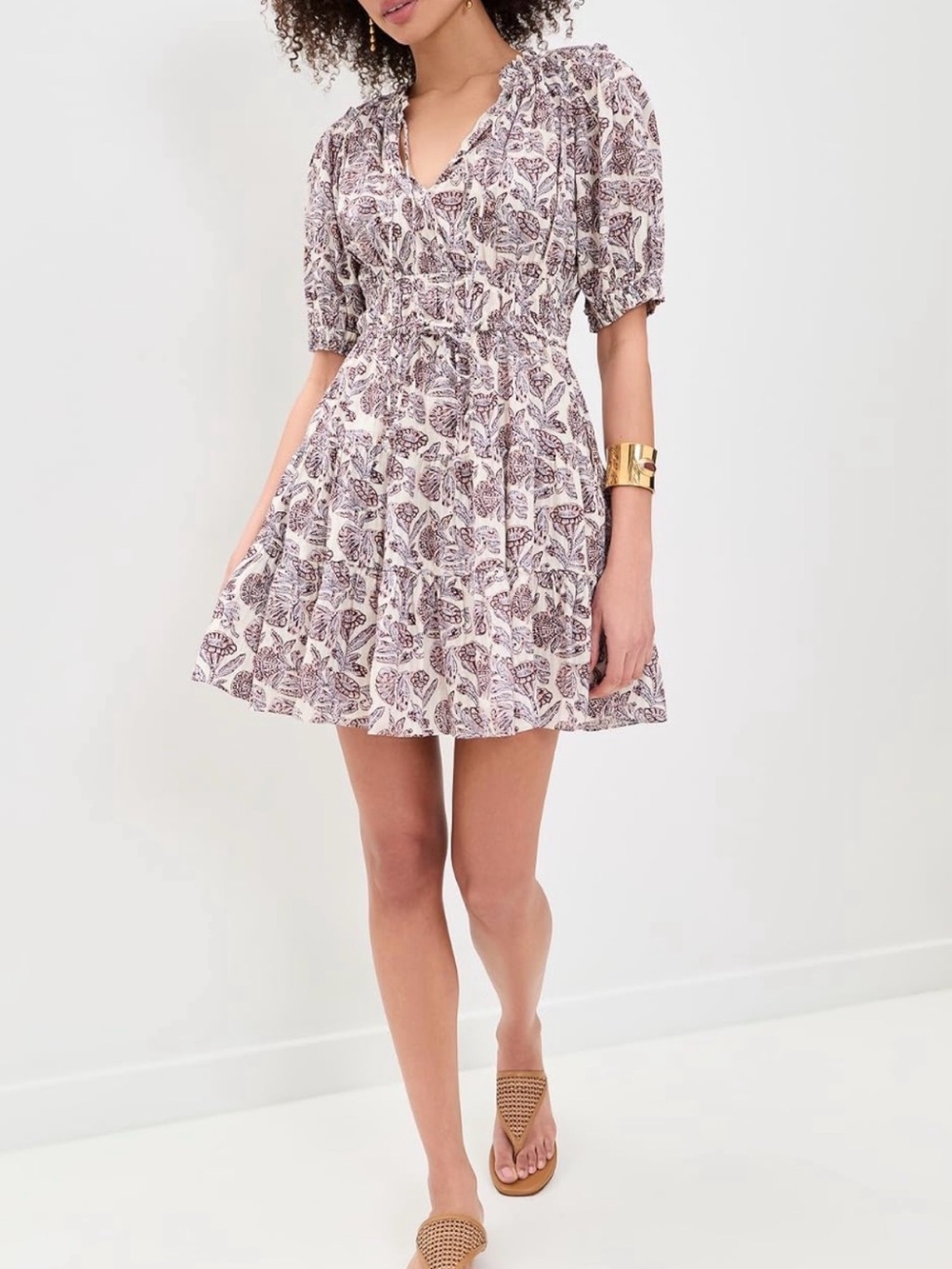 Ulla Johnson - Soffia Short Sleeve Mini Dress - Size 2 - NWT